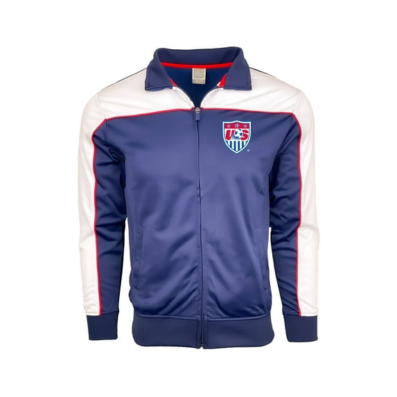 US Soccer by Rhinox Athletic Mid-Weight Solid Print Jacket, Men's