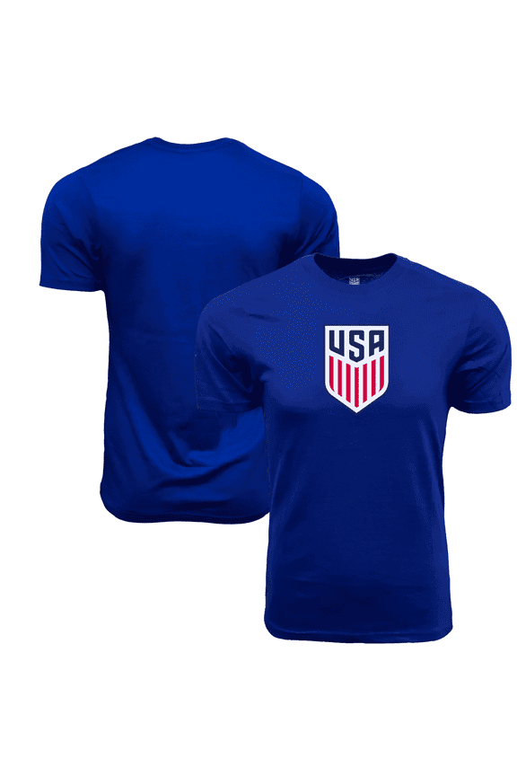 USA Soccer by Icon Sports Activewear Crew Neck T-Shirt, USMNT (Men's L)