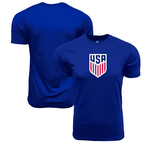USA Soccer by Icon Sports Activewear Crew Neck T‑Shirt – Official Licensed USMNT (Men’s S)