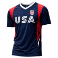 thumbnail image 1 of Icon Sports USA Soccer Jersey, Polyester, Navy, YXS-XXL, 1 of 7