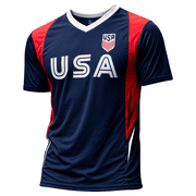 Icon Sports USA Soccer Jersey, Polyester, Navy, YXS-XXL