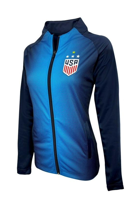 USA Soccer Women's Jacket, Girls And Adults, Licensed USA Women's Soccer Jacket (Fitted) XL