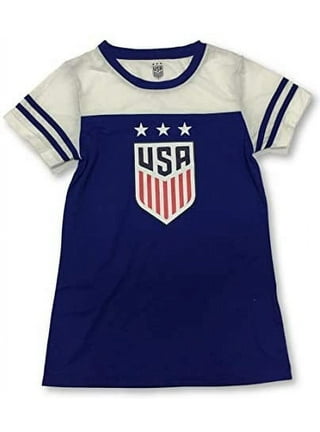 USA United States Soccer Team 47 Brand Women Gray Oversized Cara T