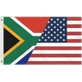 USA South Africa Flag, Large America South African Outdoor Banner