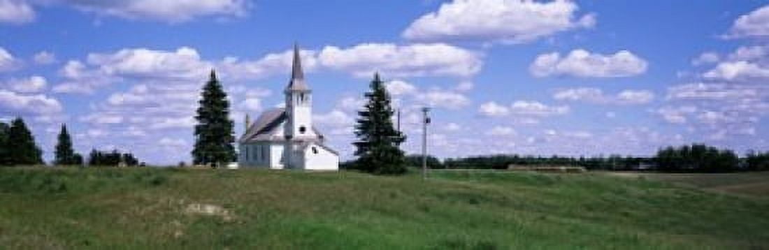 USA South Dakota Church Canvas Art - Panoramic Images (18 x 6)