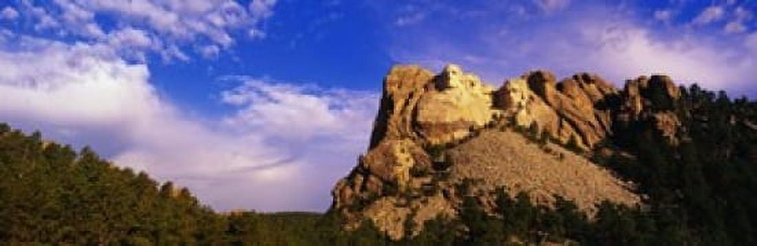 USA South Dakota Mount Rushmore Canvas Art - Panoramic Images (18 x 6)