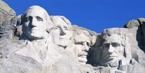 USA South Dakota Mount Rushmore Canvas Art - Panoramic Images (24 x 12)
