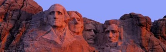 USA South Dakota Mount Rushmore Canvas Art - Panoramic Images (36 x 12)