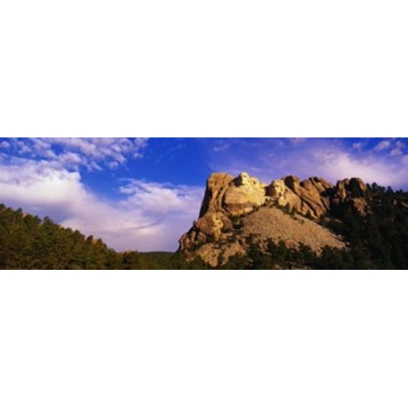 USA South Dakota Mount Rushmore Canvas Art - Panoramic Images (36 x 12)