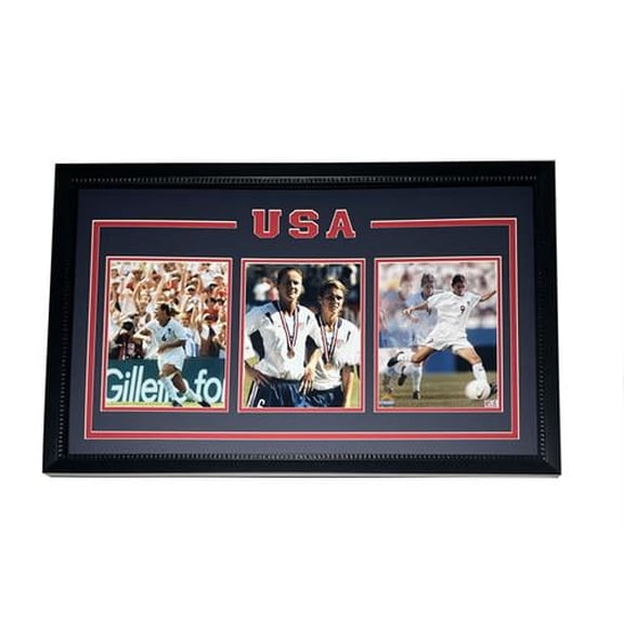 USA Sports B.Chastain And M.Hamm 18x30 Triple Frame