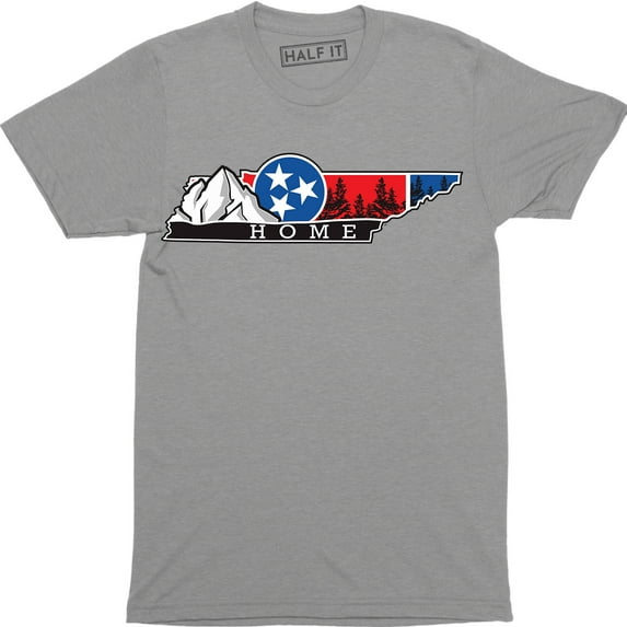 USA Star Flag Home Mountain Hiking Camping Climbing Vacation Men's T-Shirt