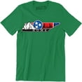 thumbnail image 1 of USA Star Flag Home Mountain Hiking Camping Climbing Vacation Men's T-Shirt, 1 of 4