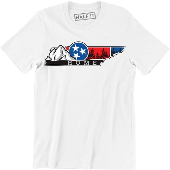 USA Star Flag Home Mountain Hiking Camping Climbing Vacation Men's T-Shirt