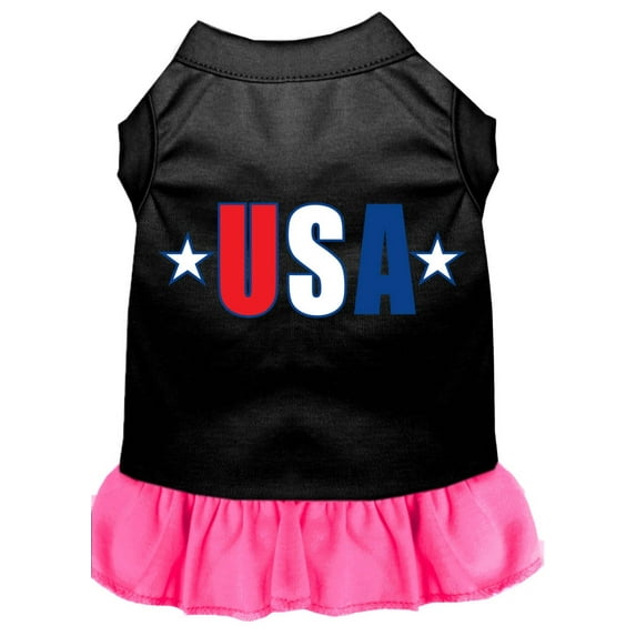 Pet Dog Cat Dress Screen Printed, "USA Star"