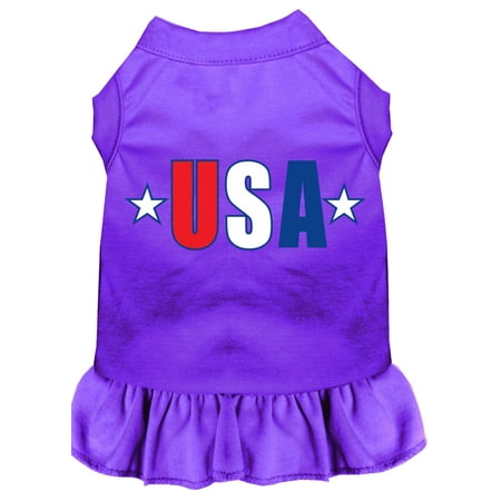 Pet Dog Cat Dress Screen Printed, "USA Star"