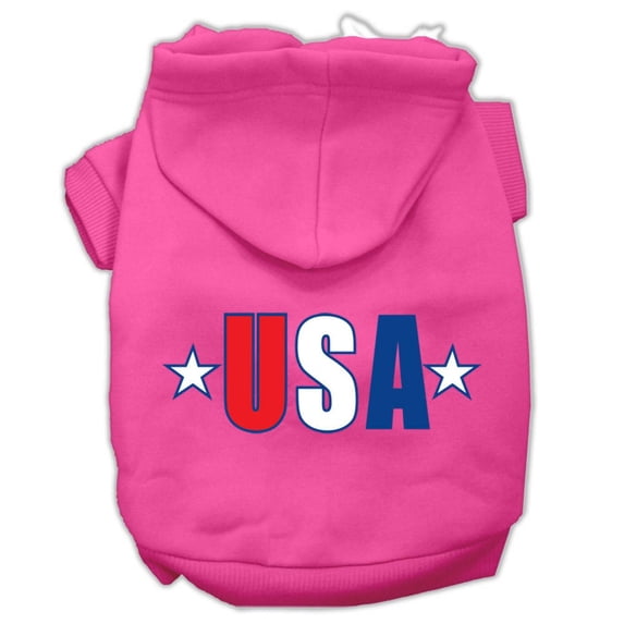 Pet Dog Cat Hoodie Screen Printed, "USA Star"