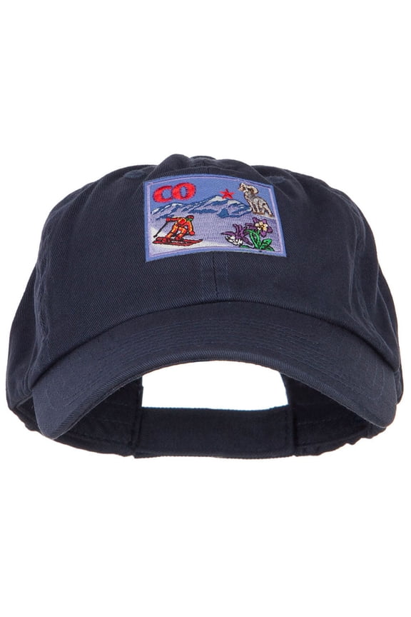 USA State Colorado Patched Low Profile Cap - Navy OSFM