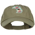 thumbnail image 1 of USA State Michigan Patched Low Profile Cap - Olive OSFM, 1 of 5