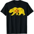 thumbnail image 1 of USA State New Mexico Flag Bear Red Zia Sun Symbol T-Shirt Tops Tee, 1 of 4