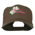 thumbnail image 1 of USA State North Carolina Embroidered Low Cap - Brown OSFM, 1 of 5