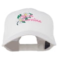 thumbnail image 1 of USA State North Carolina Embroidered Low Cap - White OSFM, 1 of 5