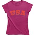 thumbnail image 1 of USA State Proud American Citizens Patriotic Women's T-Shirt, 1 of 4