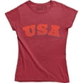 thumbnail image 1 of USA State Proud American Citizens Patriotic Women's T-Shirt, 1 of 4