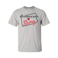 thumbnail image 1 of USA States Strong State Outline Heart Unisex Adult Short Sleeve T-shirt-Pennsylvania-xxl, 1 of 4
