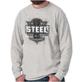 thumbnail image 1 of USA Steel American Blue Collar Pride Long Sleeve TShirt Men Women Brisco Brands L, 1 of 6