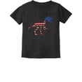 thumbnail image 1 of USA T-Rex Dinosaur Tstars Toddler's T-shirt - Patriotic 4th of July Graphic Tee - Perfect Gift for Independence Day - American Flag-Themed Kids Apparel - 2T Black, 1 of 6