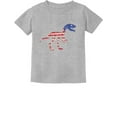 thumbnail image 1 of USA T-Rex Dinosaur Tstars Toddler's T-shirt - Patriotic 4th of July Graphic Tee - Perfect Gift for Independence Day - American Flag-Themed Kids Apparel - 5/6 Gray, 1 of 6