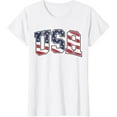 thumbnail image 1 of USA T Shirt Graphic Patriotic Gift American Flag T-Shirt, 1 of 3