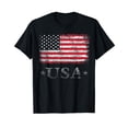 thumbnail image 1 of USA T Shirt US Flag Tee Patriodic 4th Of July America T-Shirt, 1 of 5