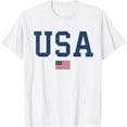 thumbnail image 1 of USA T Shirt Women Men Kids Patriotic American Flag July 4th T-Shirt, 1 of 3
