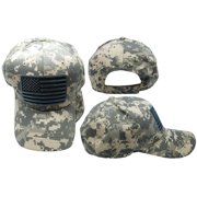 USA TACTICAL SUBDUED Patch ACU Digital Camouflage Embroidered Hat Cap COTTON