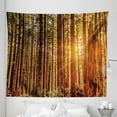 thumbnail image 1 of USA Tapestry, Tall Trees Red Woods Forest Humboldt California Sequoia Picture, Fabric Wall Hanging Decor for Bedroom Living Room Dorm, 5 Sizes, Orange Dark Brown Green, by Ambesonne, 1 of 1