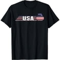 thumbnail image 1 of USA Team Curling Rock Jersey - Vintage Winter Sports Lovers T-Shirt, 1 of 4