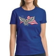thumbnail image 1 of USA Tee for Women - Graphic Tshirts - American Flag Patriotic 4th of July Party, 1 of 2