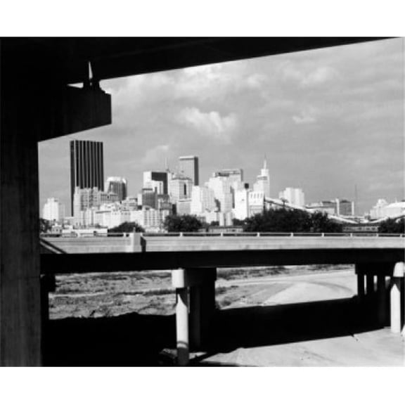 USA Texas Dallas Skyline Poster Print - 18 x 24 in.