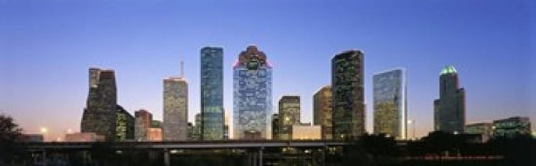 USA Texas Houston Canvas Art - Panoramic Images (18 x 6)