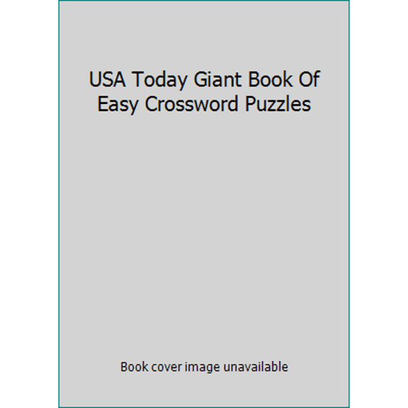 Pre-Owned USA Today Giant Book Of Easy Crossword Puzzles (Unknown) 1402793553 9781402793554