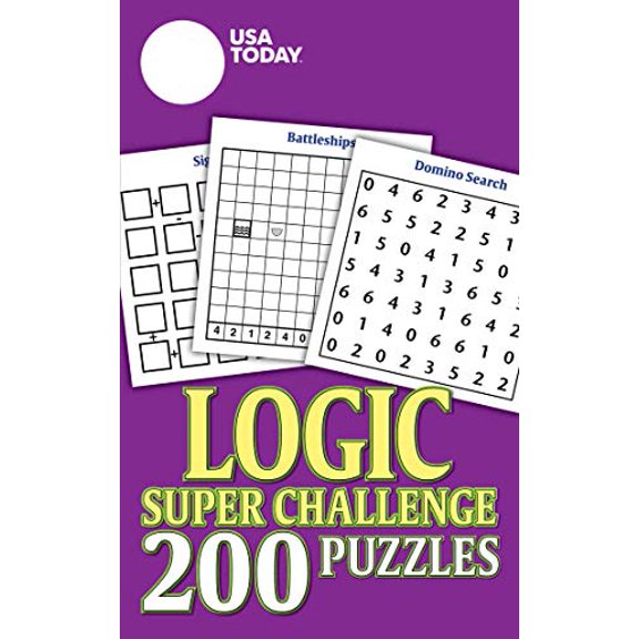 Pre-Owned USA Today Logic Super Challenge: 200 Puzzles (Paperback) 1524851108 9781524851101
