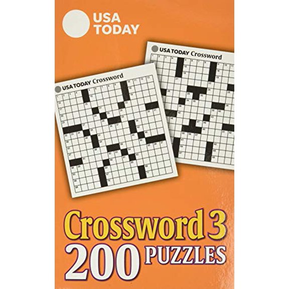 Pre-Owned USA Today Crossword 3: 200 Puzzles from the Nation's No. 1 Newspaper: 21 (USA Today Puzzles) Paperback