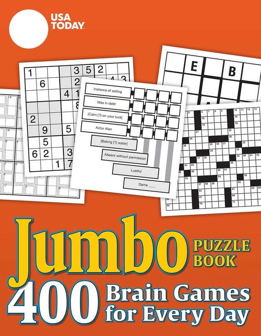 USA Today Puzzles USA Today Jumbo Puzzle Book: 400 Brain Games for Every  Day, Book 8, (Paperback)