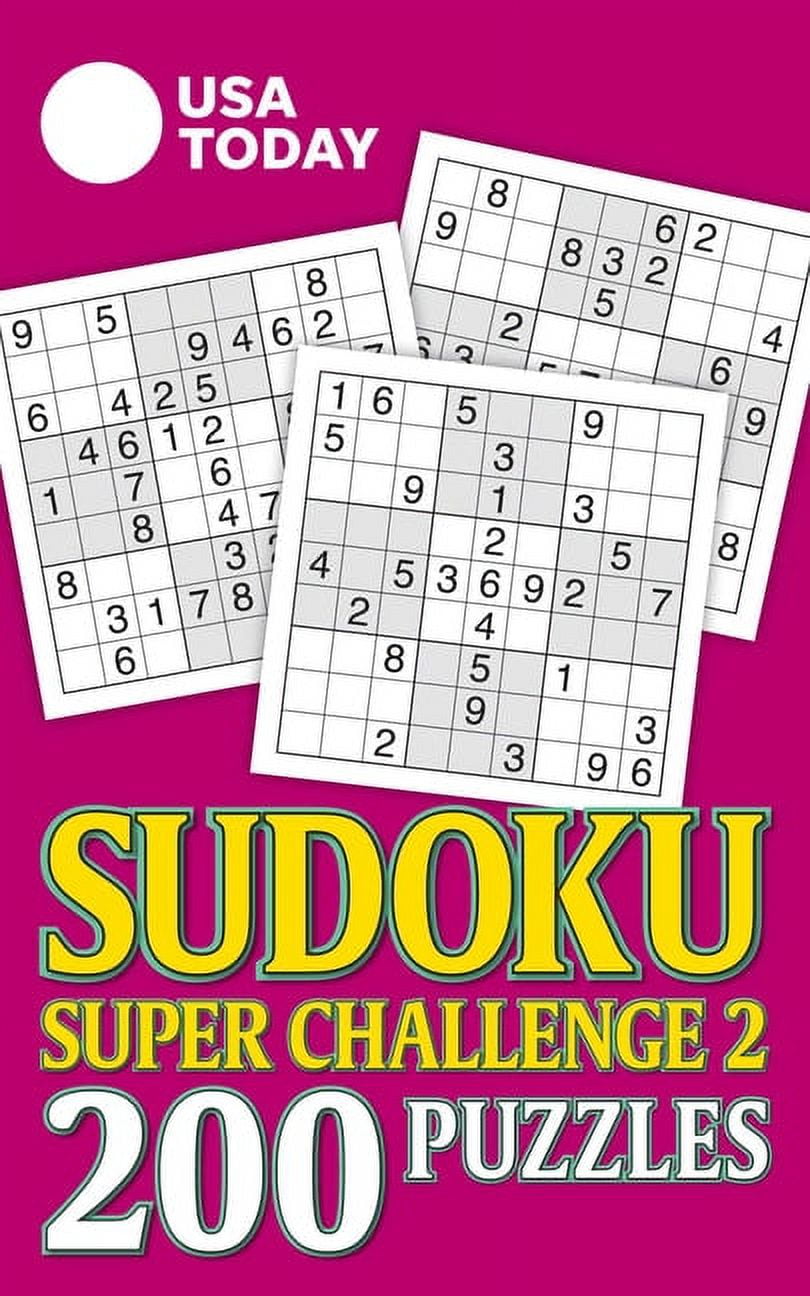 USA Today Puzzles USA Today Sudoku Super Challenge 2: 200 Puzzles, (Paperback)
