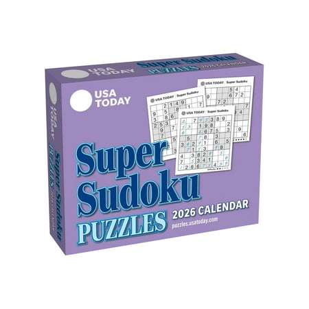 USA Today Sudoku 2026 Day-To-Day Calendar, (Paperback)