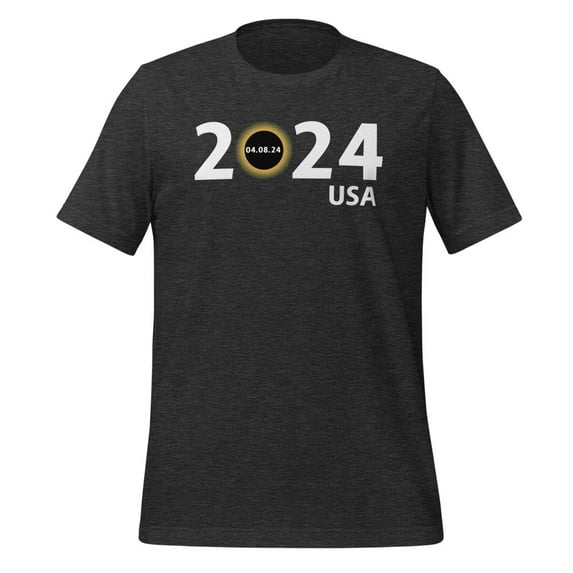 USA Totality Eclipse Shirt USA Total Solar Eclipse 2024 T-Shirt USA Totality Eclipse Shirt 2024 Solar Eclipse April 8 2024 Shirt Totality 2024 Shirt (Dark Grey Heather, 3XL)