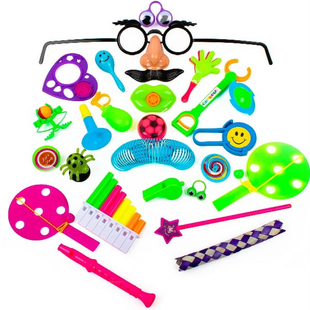 USA Toyz Party Pack Favors for Birthday, Easter Basket Goodie Bags, Pinata, Carnival Games 120pc