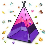 USA Toyz Pink Teepee Tent - Indoor/Outdoor Portable Polyester Child Tent (Unisex)