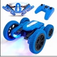 thumbnail interactive-video image 1 of USA Toyz Tornado Extreme RC Car off-Road Rechargeable Toys Bright LEDs for Boys & Girls Age 6+ (Blue), 1 of 11